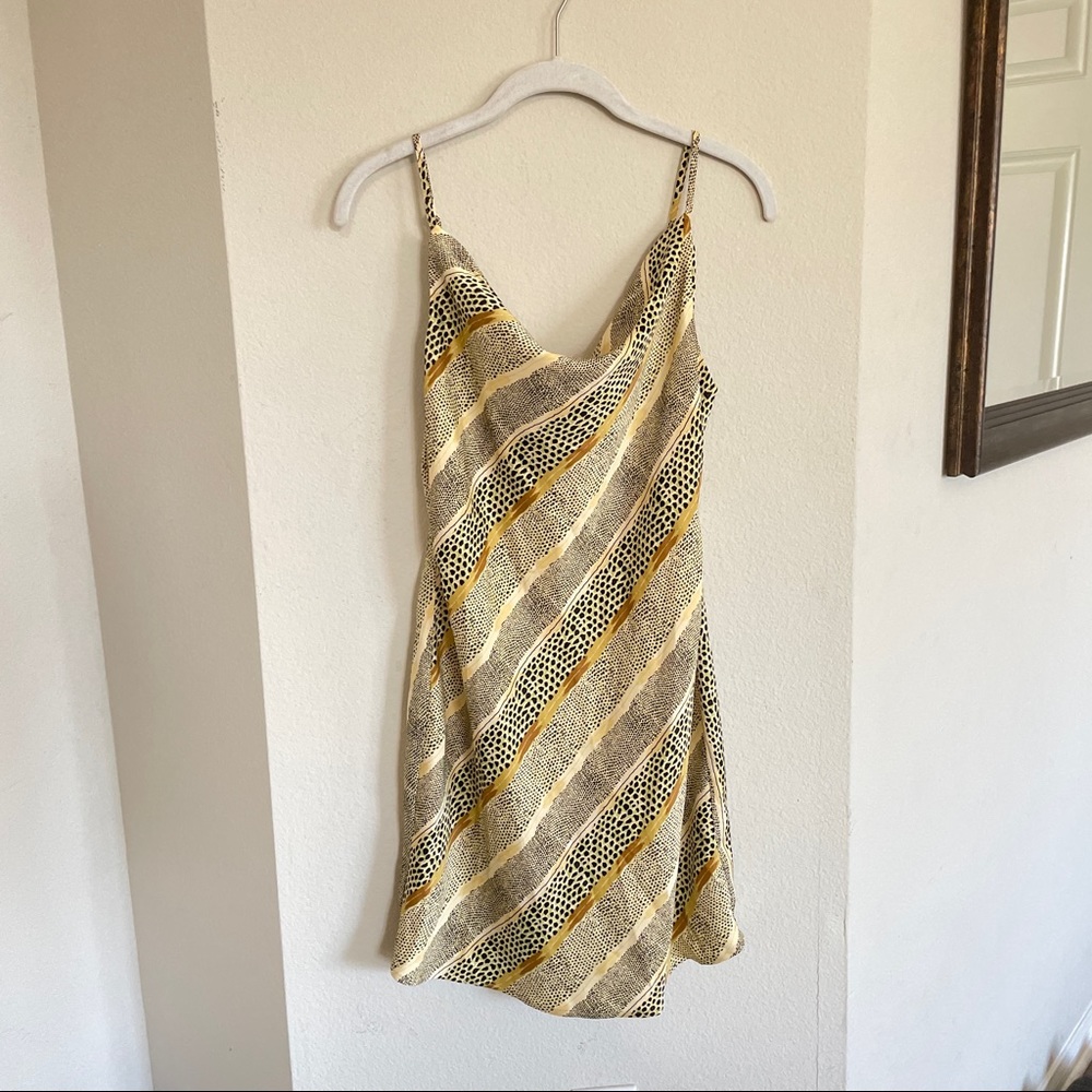 Urban Outfitters Mallory Cowl Neck Mini Slip Dress size Small